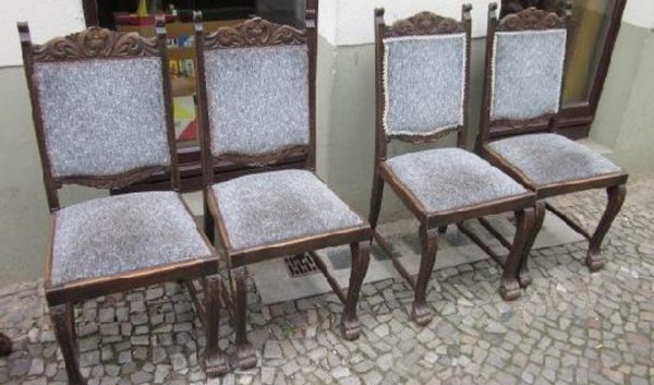 Werkstatt Eiche Set Stühle